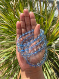 Blue Topaz Crystal Bracelet 10mm