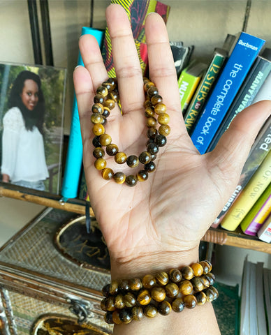 Tiger’s Eye Crystal Bracelet 8mm