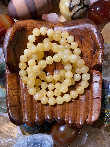 Honey Calcite Crystal Bracelet 10mm